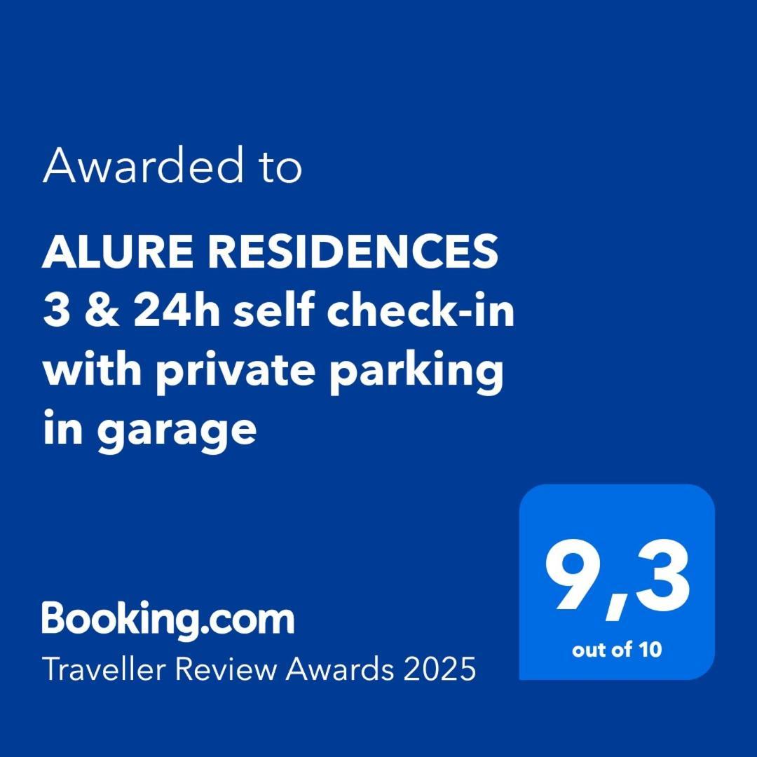 Alure Residences 3 & 24H Self Check-In, Parking In The Garage In The Apartment Building Included, New Building, Terrace, Green Location With A Forest Park With A Lake, Children'S Playground Banska Bystrica Exterior photo